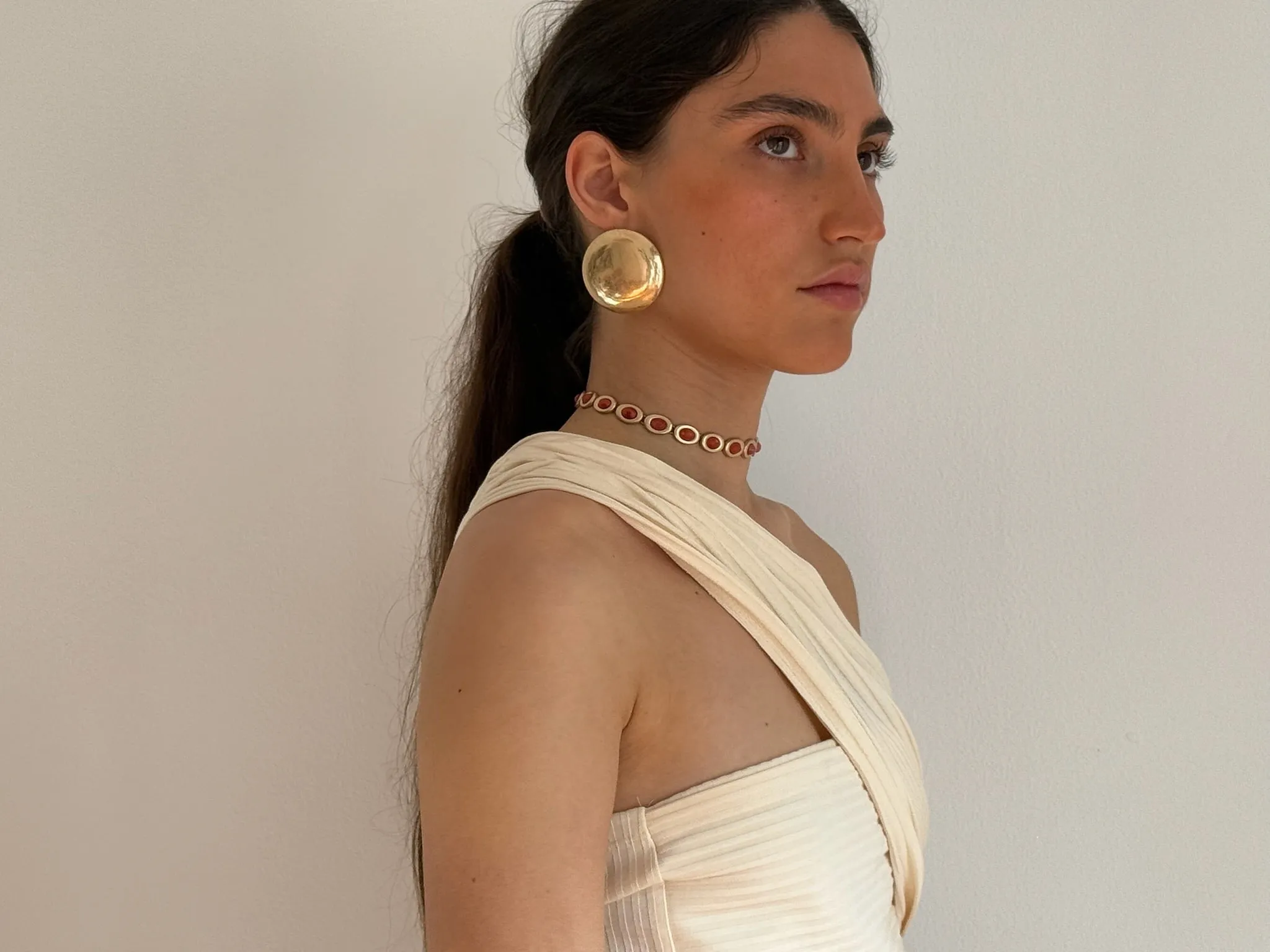Carol Washed Gold Earrings