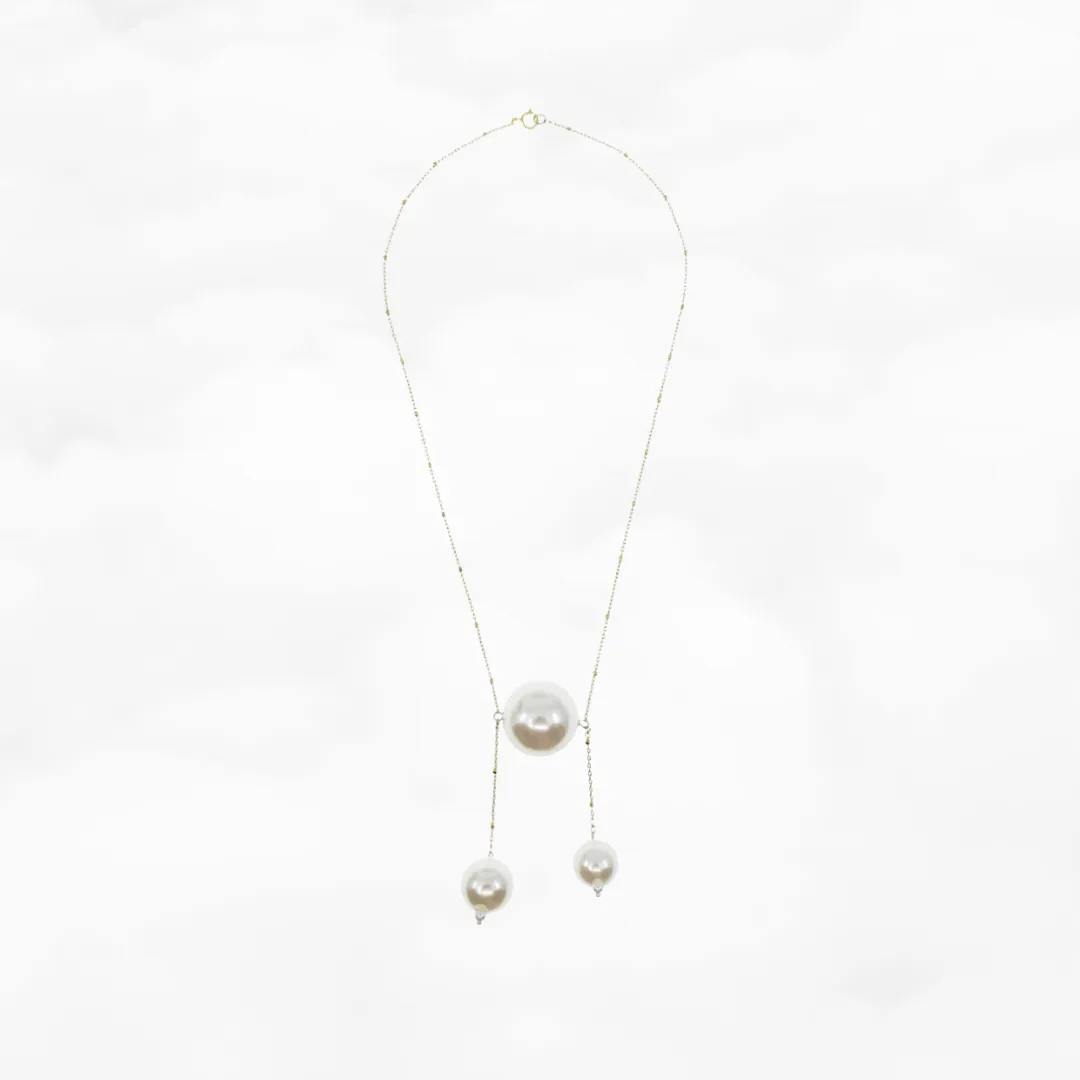 Celestial Cloud Pearl Necklace