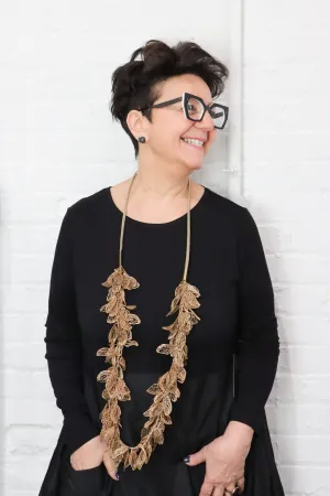 CENTOPERCENTOCASHEMIRE Lace Necklace