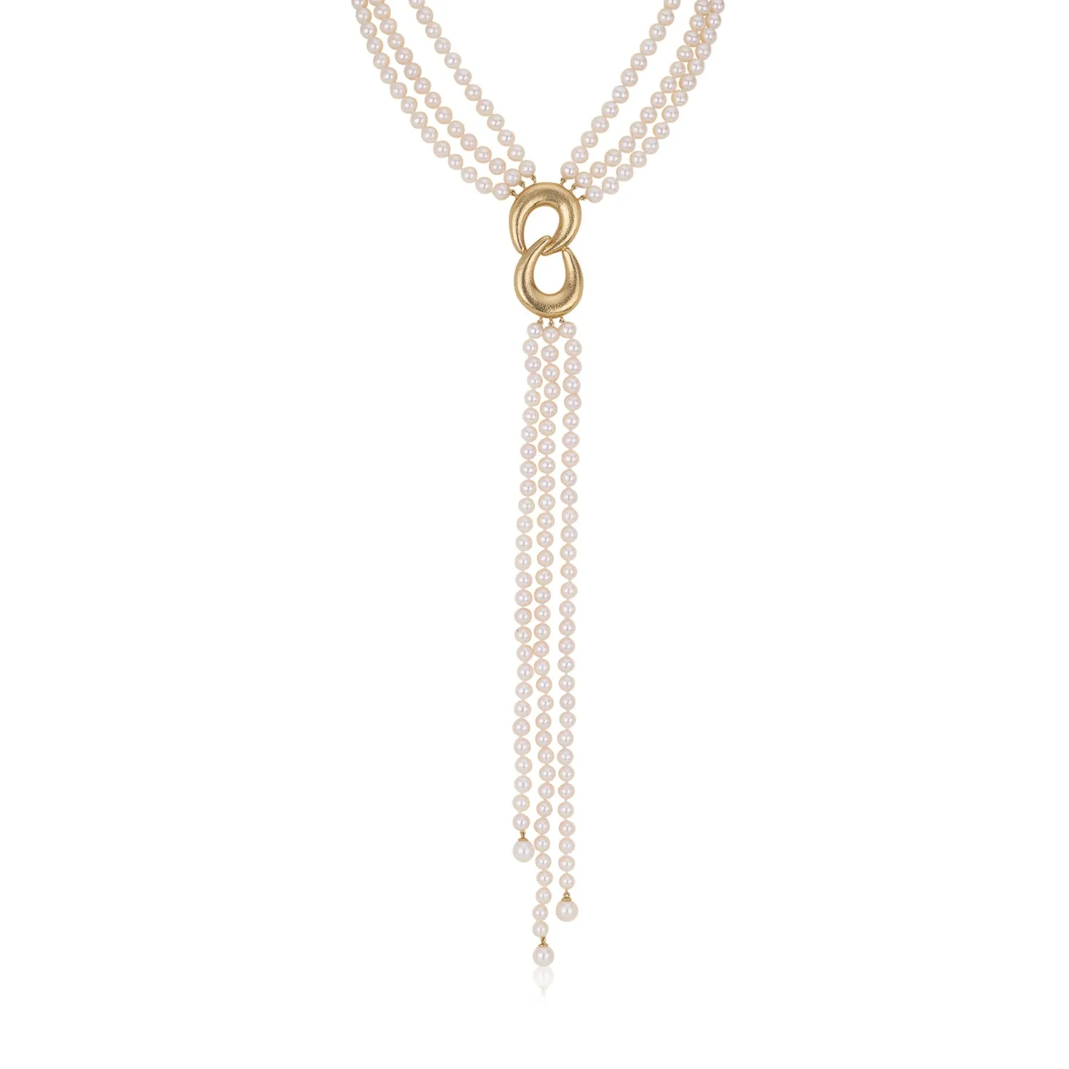 Charleston long pearls necklace