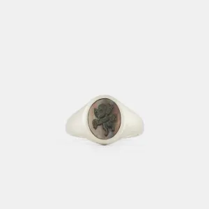 Cherub Cameo Ring | Silver