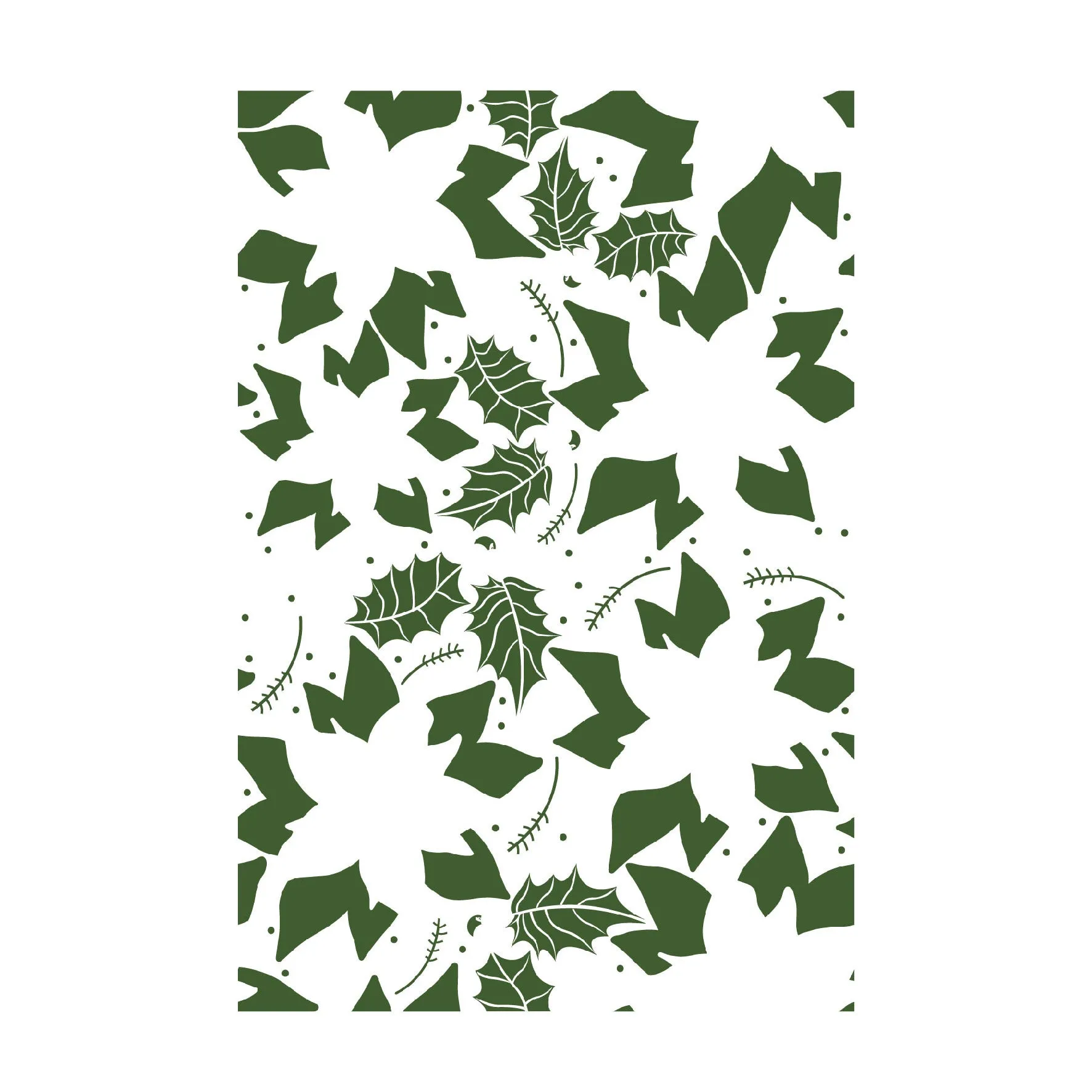 Chloes Creative Cards Photopolymer Stamp Set (A6) - Layered Poinsettia Background