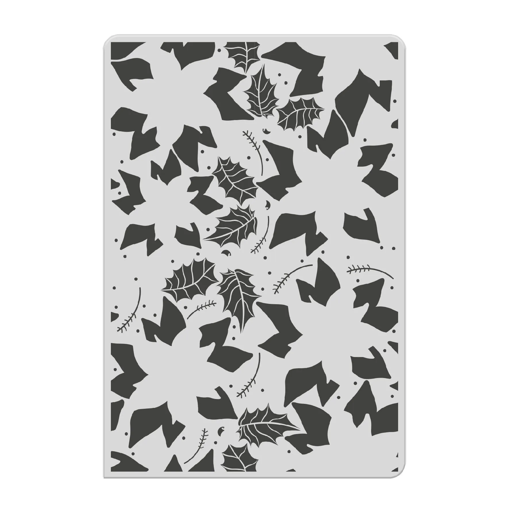 Chloes Creative Cards Photopolymer Stamp Set (A6) - Layered Poinsettia Background