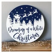 Christmas in July Collection *Holiday Round Door Hanger
