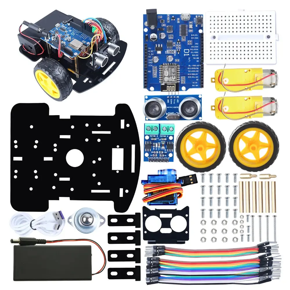 Coding Robot Starter Kit ESP8266 D1 WIFI IoT Kit Educational Robotics Kit ESP8266 Development Board