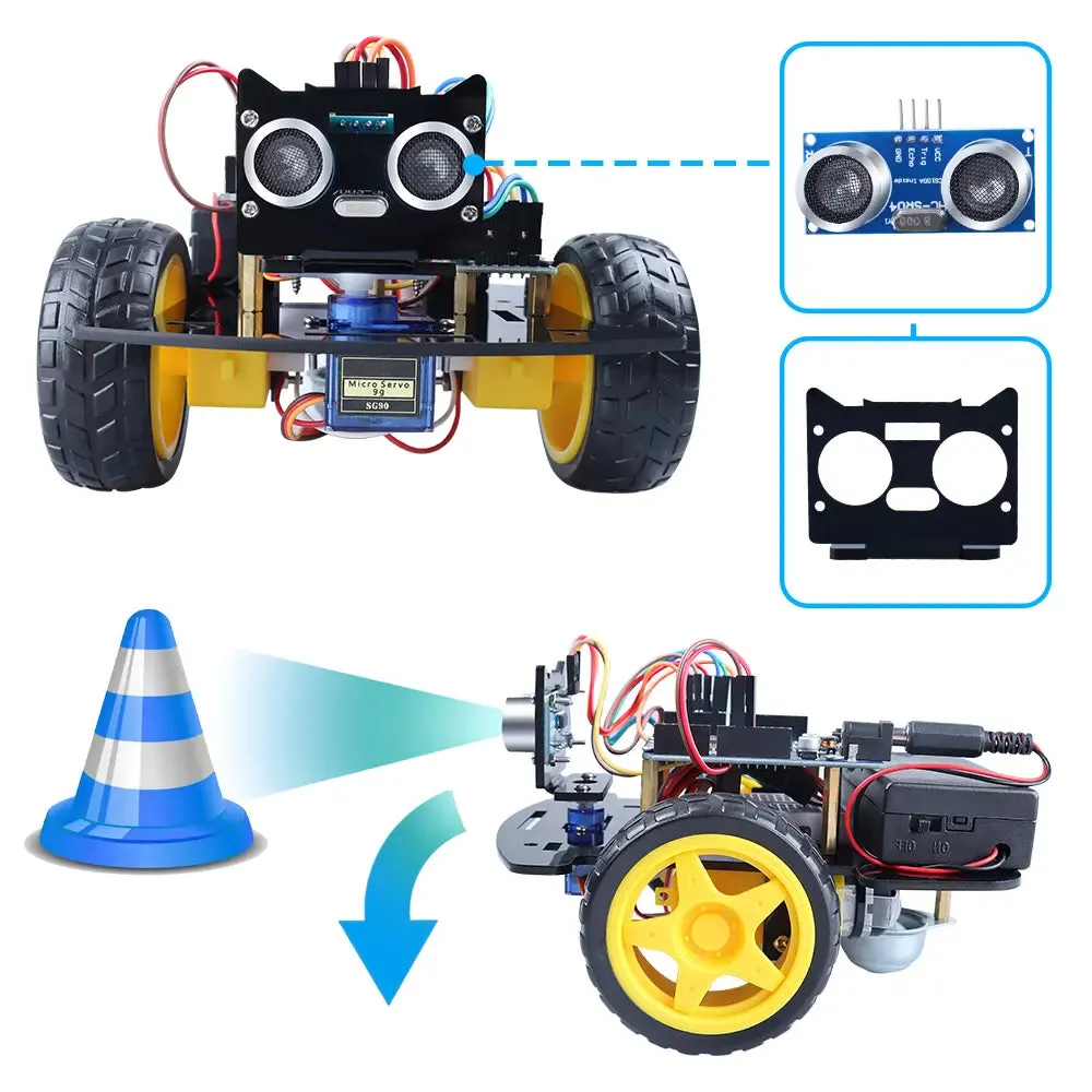 Coding Robot Starter Kit ESP8266 D1 WIFI IoT Kit Educational Robotics Kit ESP8266 Development Board