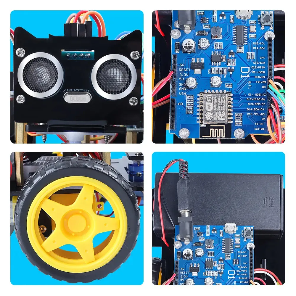 Coding Robot Starter Kit ESP8266 D1 WIFI IoT Kit Educational Robotics Kit ESP8266 Development Board