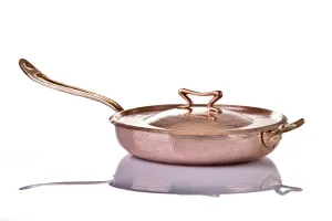 Copper Saute Pan 4.4 qt  with Lid