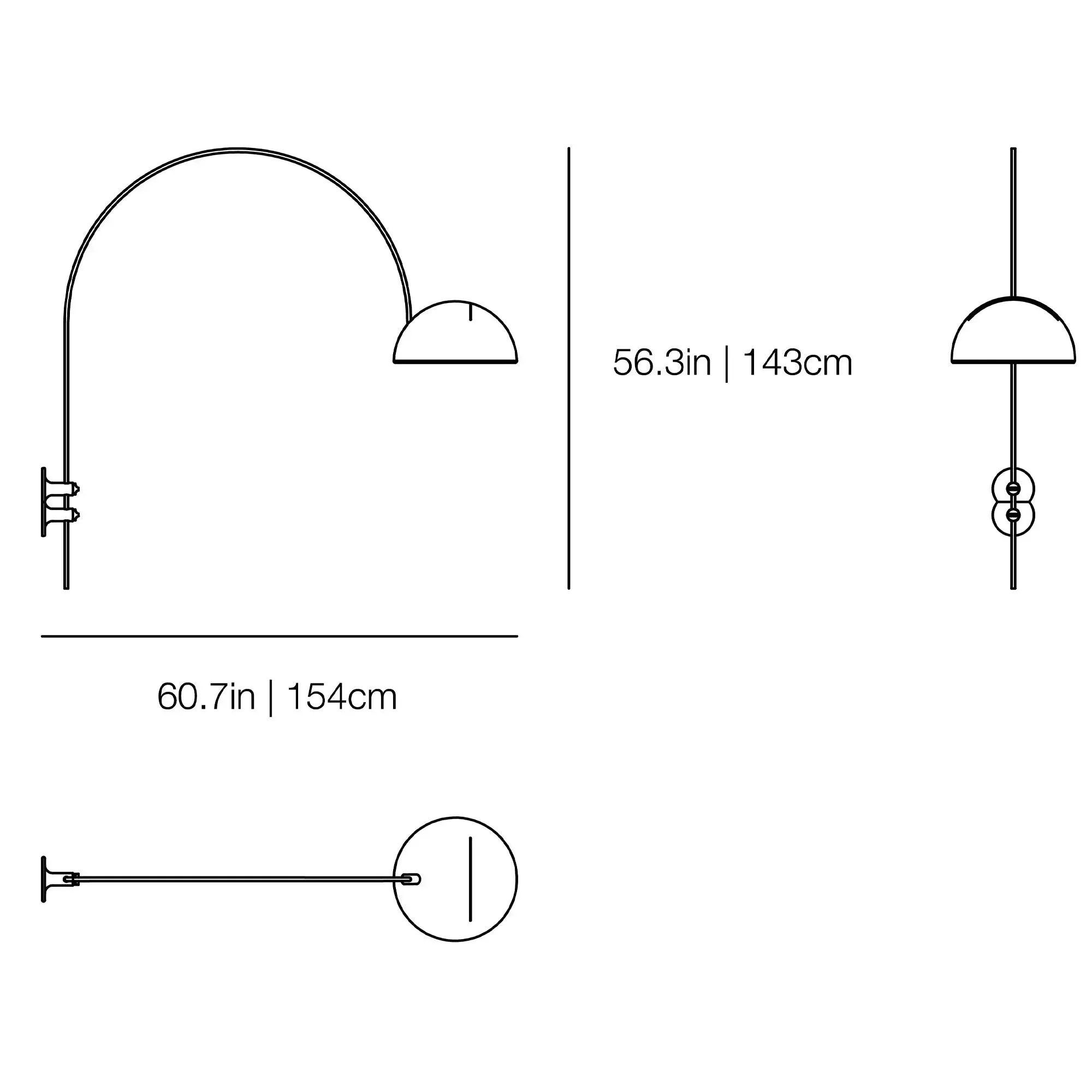 Coupè 1159/R - Wall Lamp