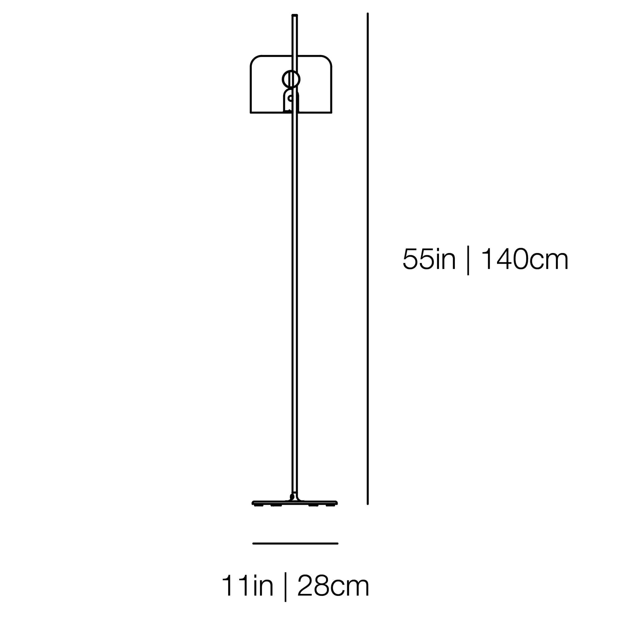 Coupé 3321 - Floor Lamp - Floor Model Palm Beach