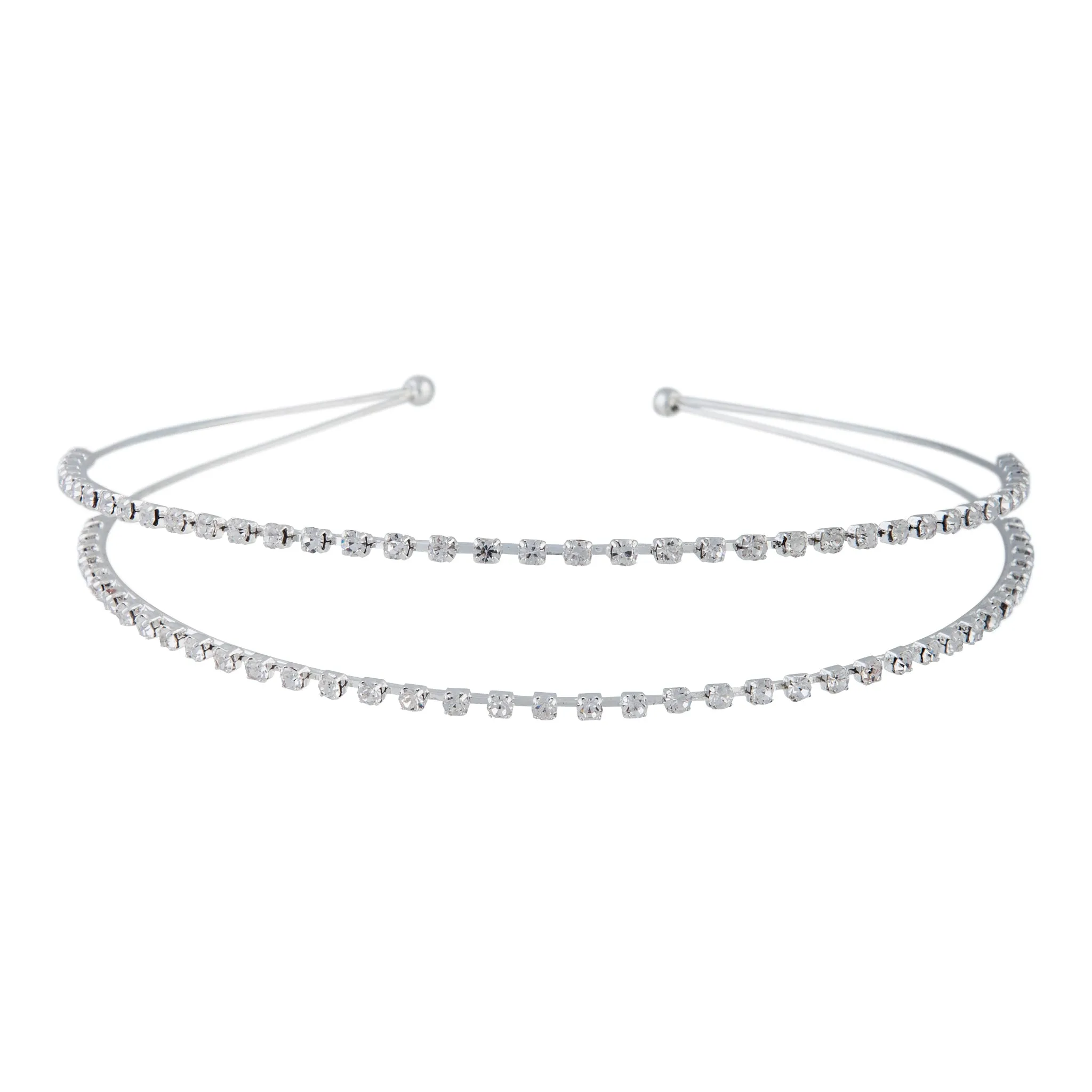 Crystal Double Row Headband