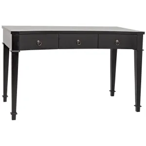Curba Desk, Hand Rubbed Black