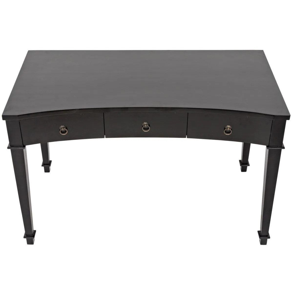 Curba Desk, Hand Rubbed Black