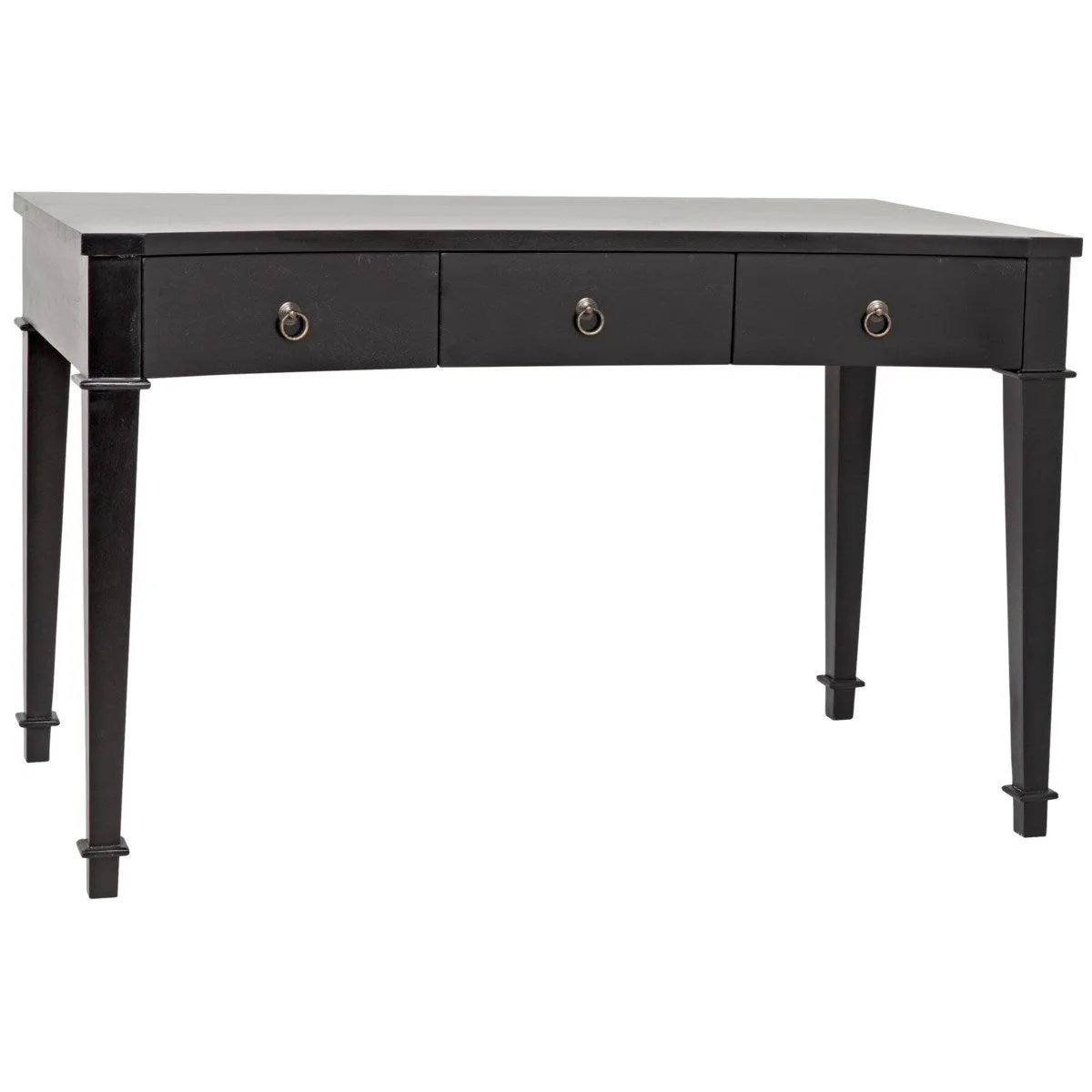 Curba Desk, Hand Rubbed Black
