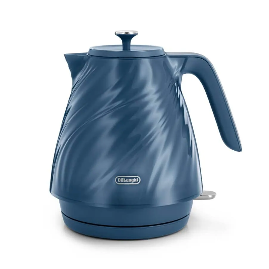 Delonghi 1.7L Ballerina Seta Kettle Silk Blue KBDS3001.BL