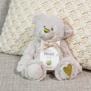 Demdaco Birthstone Bear - August