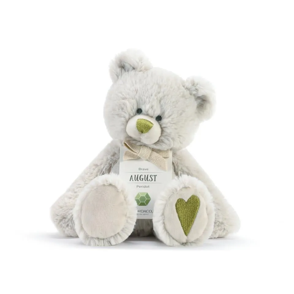 Demdaco Birthstone Bear - August