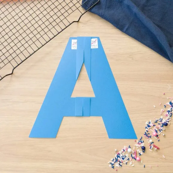 Dough Cuts Alphabet Letter Set of 26 Cookie Cake Templates