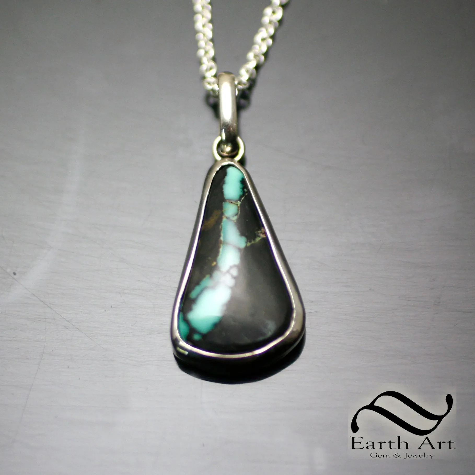 Drop of Turquoise - Sterling Silver
