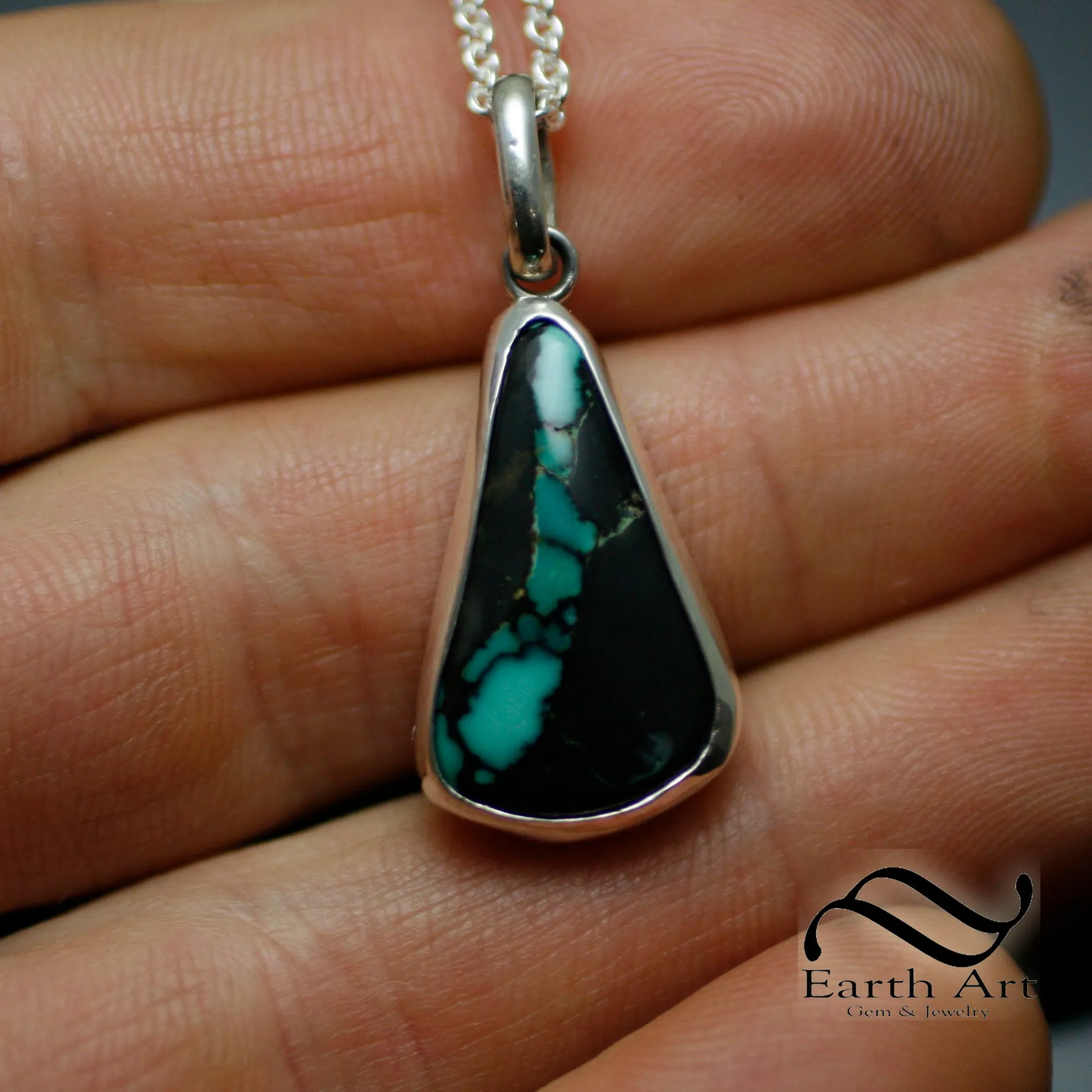 Drop of Turquoise - Sterling Silver
