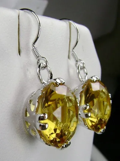 E7, Fleur de Lis Round Gem Earrings, Vintage Art Deco Jewelry Design#E7