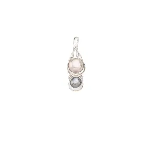 Elegant Two Pearl Pendant