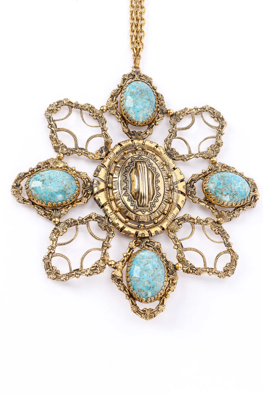 Etruscan Filigree Star Necklace