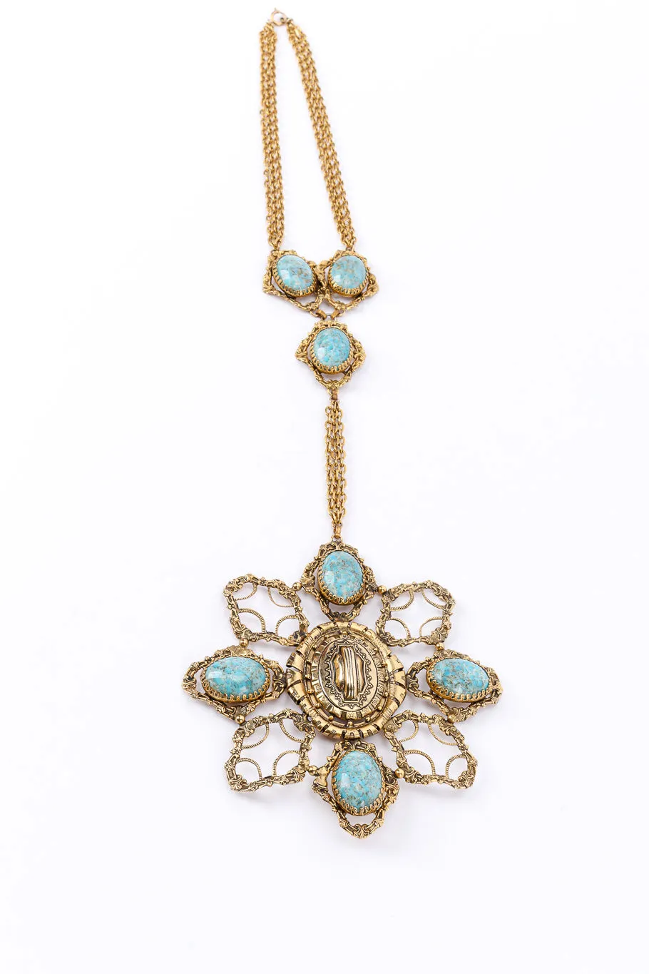 Etruscan Filigree Star Necklace