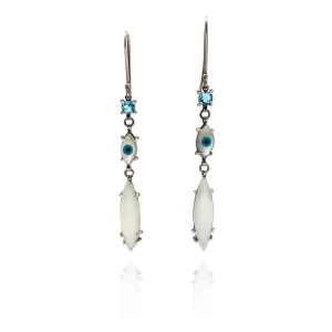 Evil Eye Drop Earrings