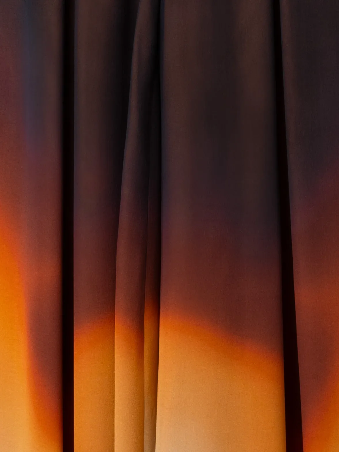 Extra Wide Palazzo Silk Autumn Twilight Pants