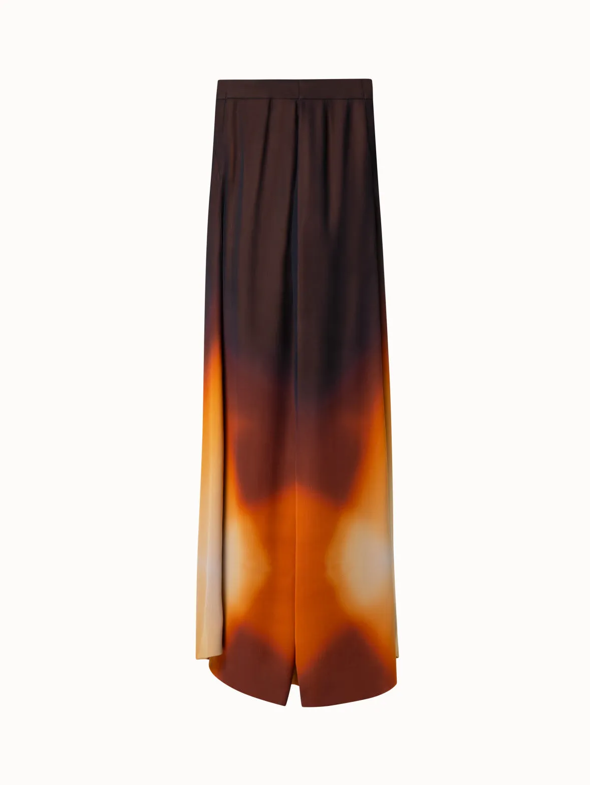 Extra Wide Palazzo Silk Autumn Twilight Pants