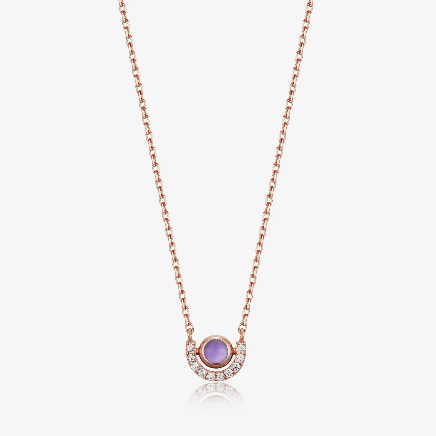 [February Birthstone] Debon D.D Silver Necklace JDRNPYF722V