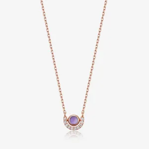 [February Birthstone] Debon D.D Silver Necklace JDRNPYF722V