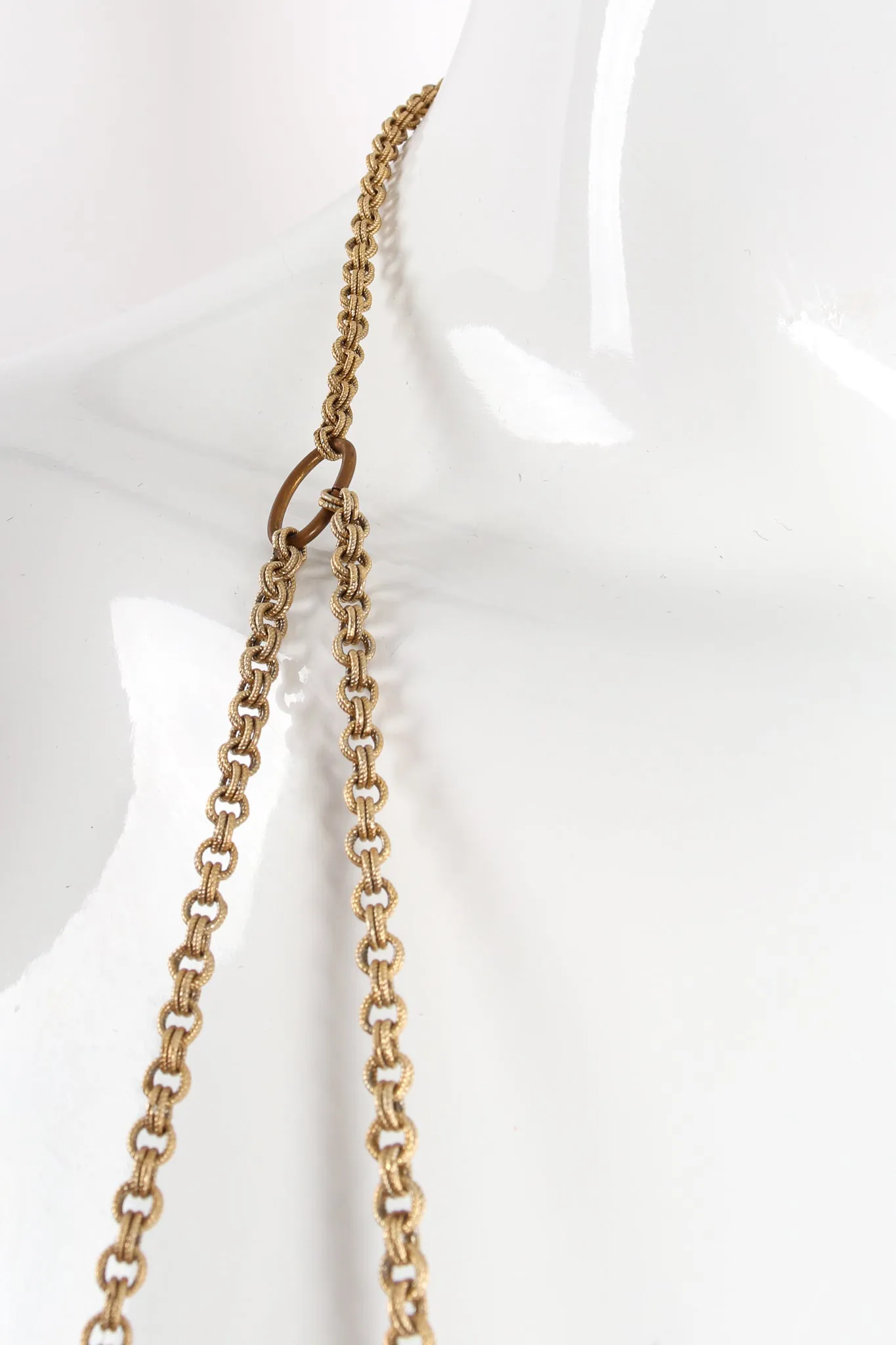 Filigree Plate Chain Bra Top
