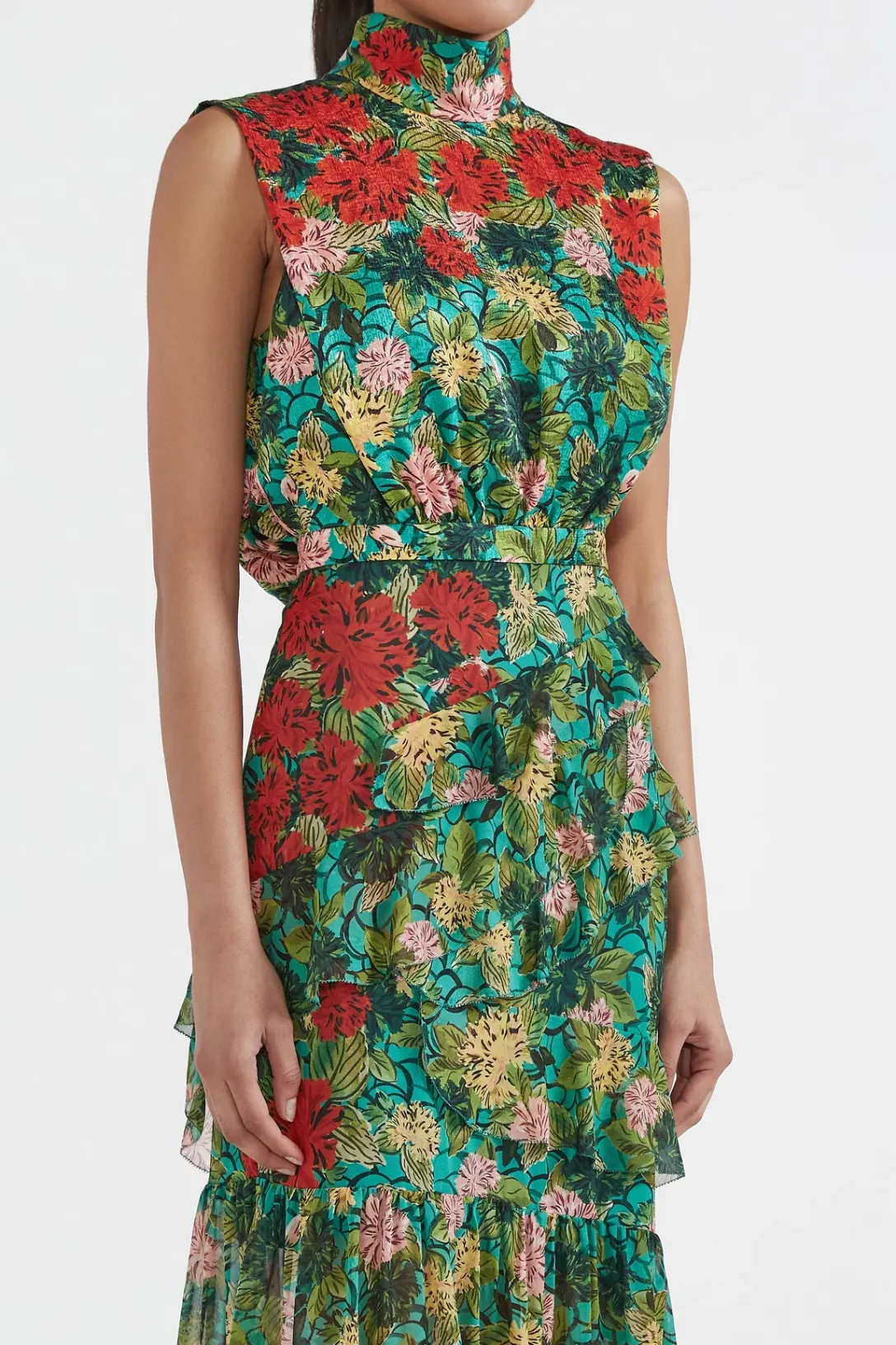 Fleur Ruffle Dress | Lantana Bloom