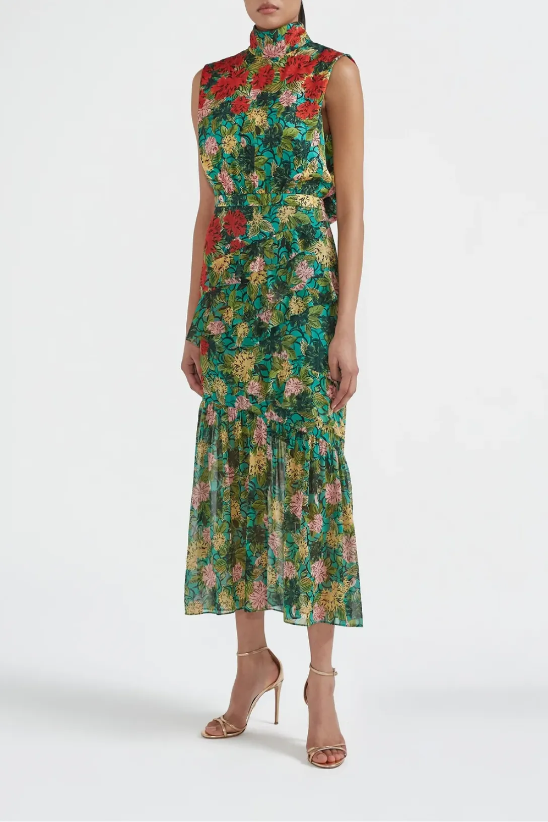 Fleur Ruffle Dress | Lantana Bloom