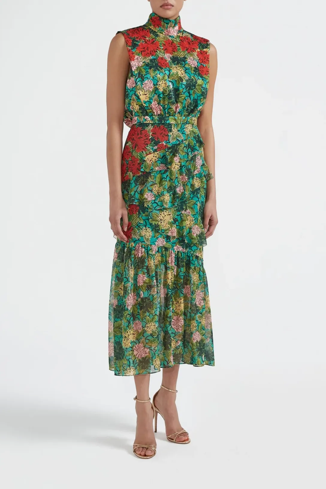 Fleur Ruffle Dress | Lantana Bloom