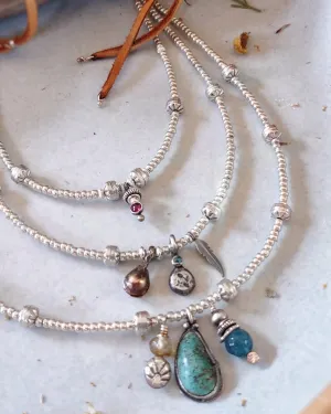 FREE SPIRIT - Multi-Strand Gemstone Long Layered Necklace