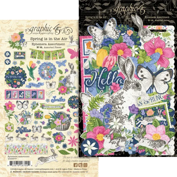 G45 - Spring is in the Air - Ephemera Set