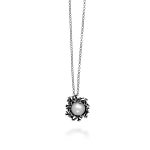 Giovanni raspini necklace necklace anemone small silver 925 pearl 10569