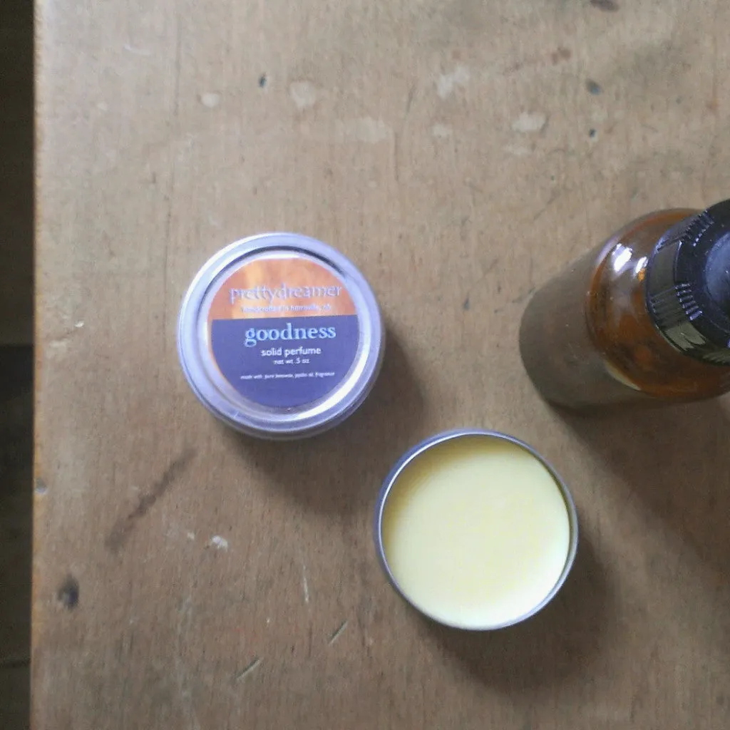 goodness:  solid perfume / fragrance