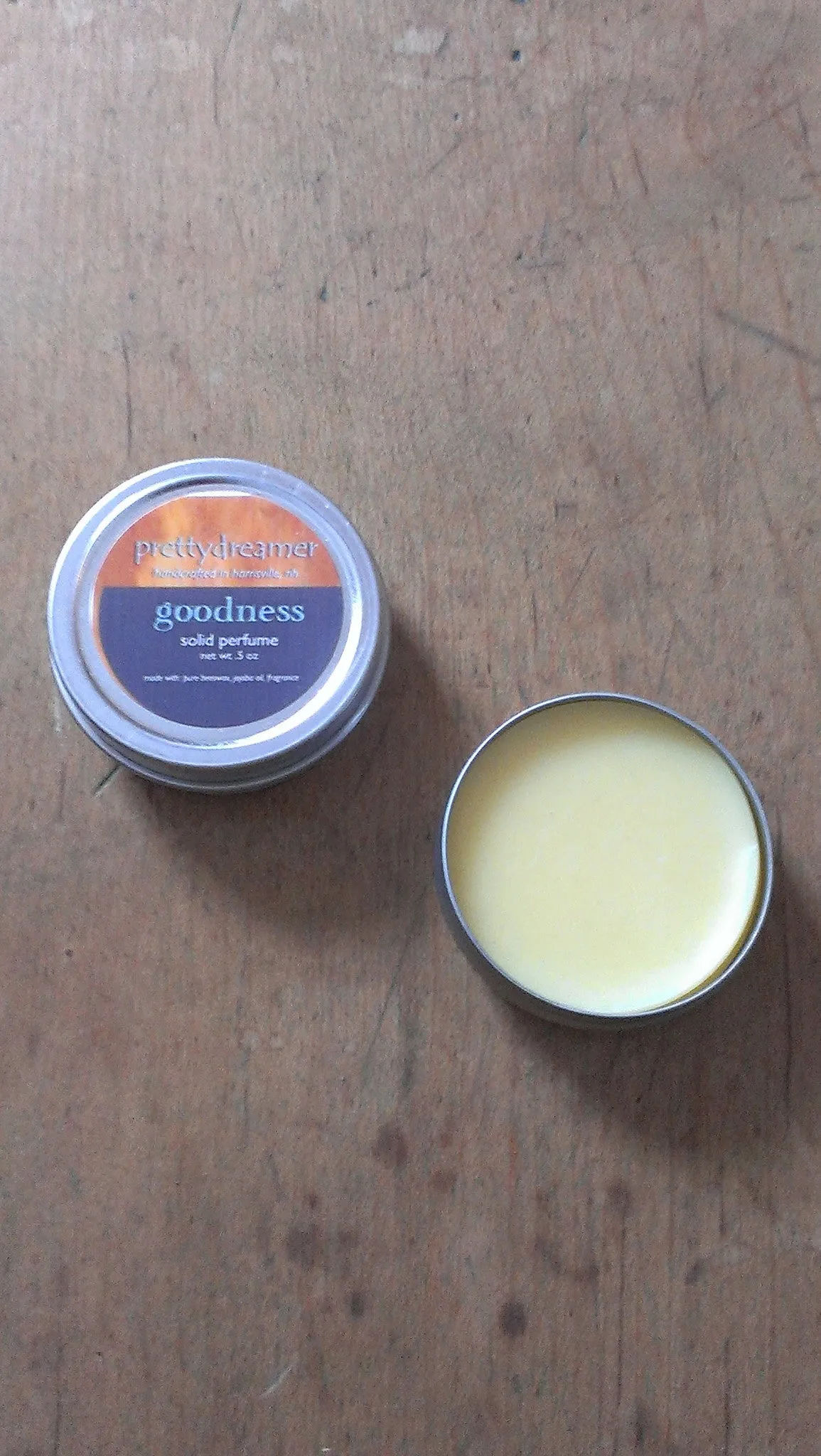 goodness:  solid perfume / fragrance