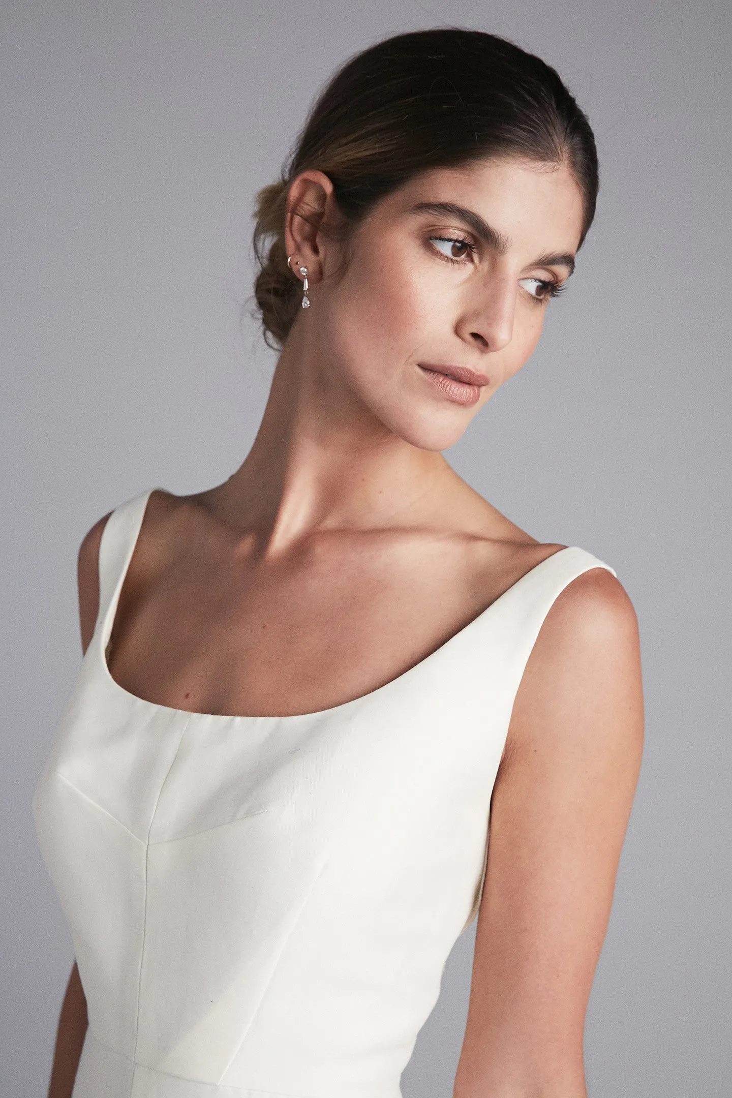 Grace Scoop Neck A-line Dress