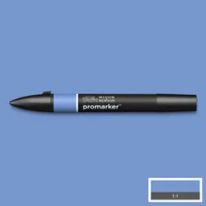 GRAPHIC MARKER PEN - Winsor & Newton ProMarker SINGLE -  COBALT LIGHT BLUE (B637)