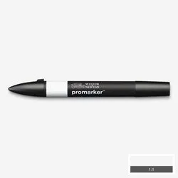 GRAPHIC MARKER PEN - Winsor & Newton ProMarker SINGLE -  COOL GREY 0 (CG0)