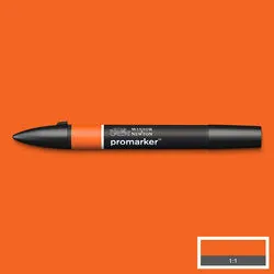 GRAPHIC MARKER PEN - Winsor & Newton ProMarker SINGLE -  MANDARIN (O277)