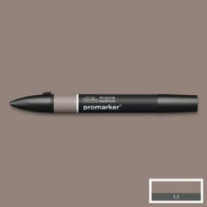 GRAPHIC MARKER PEN - Winsor & Newton ProMarker SINGLE -  WARM GREY 4 (WG4)