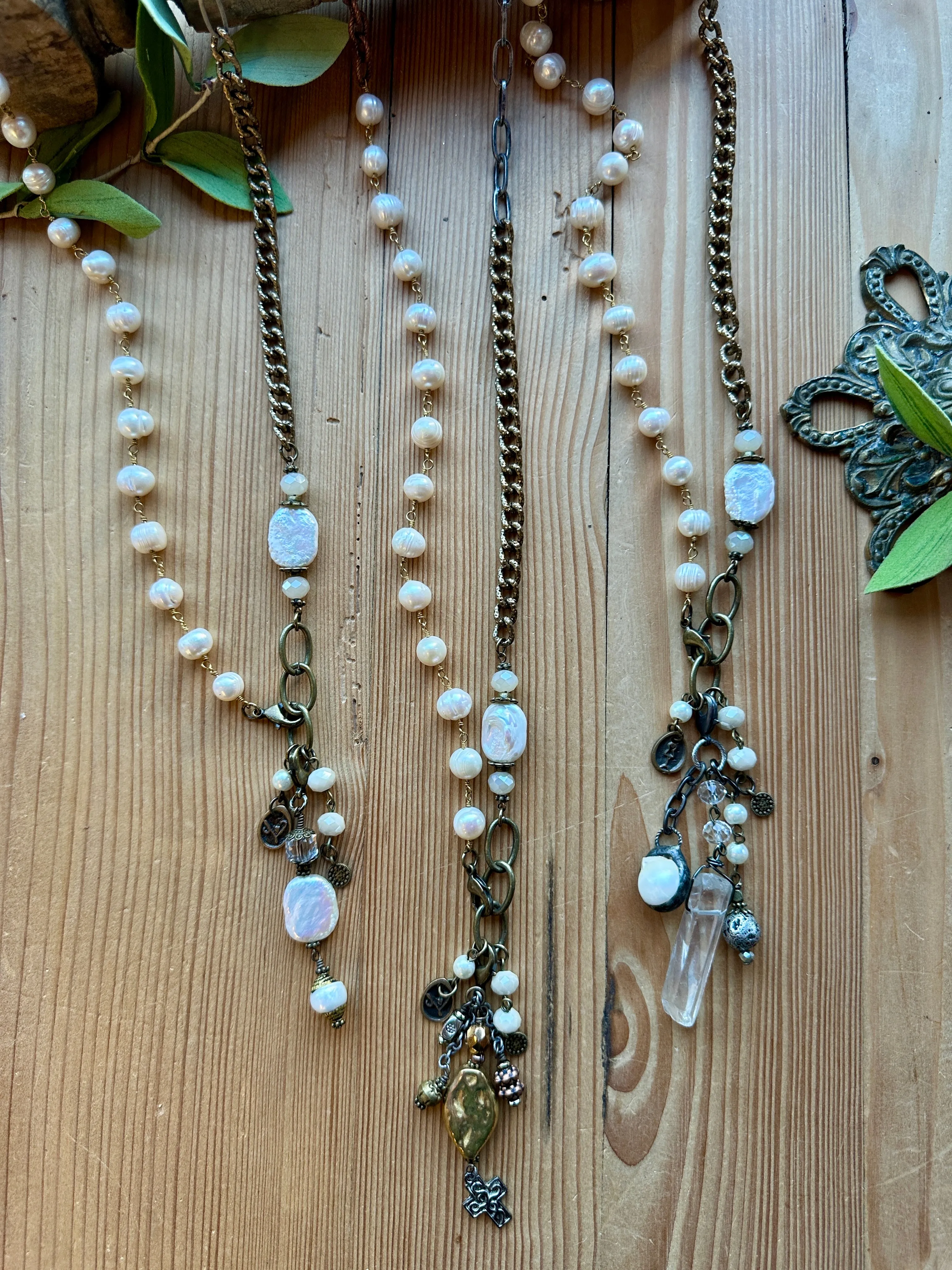 Gypsy Pearl Interchangeable Necklace