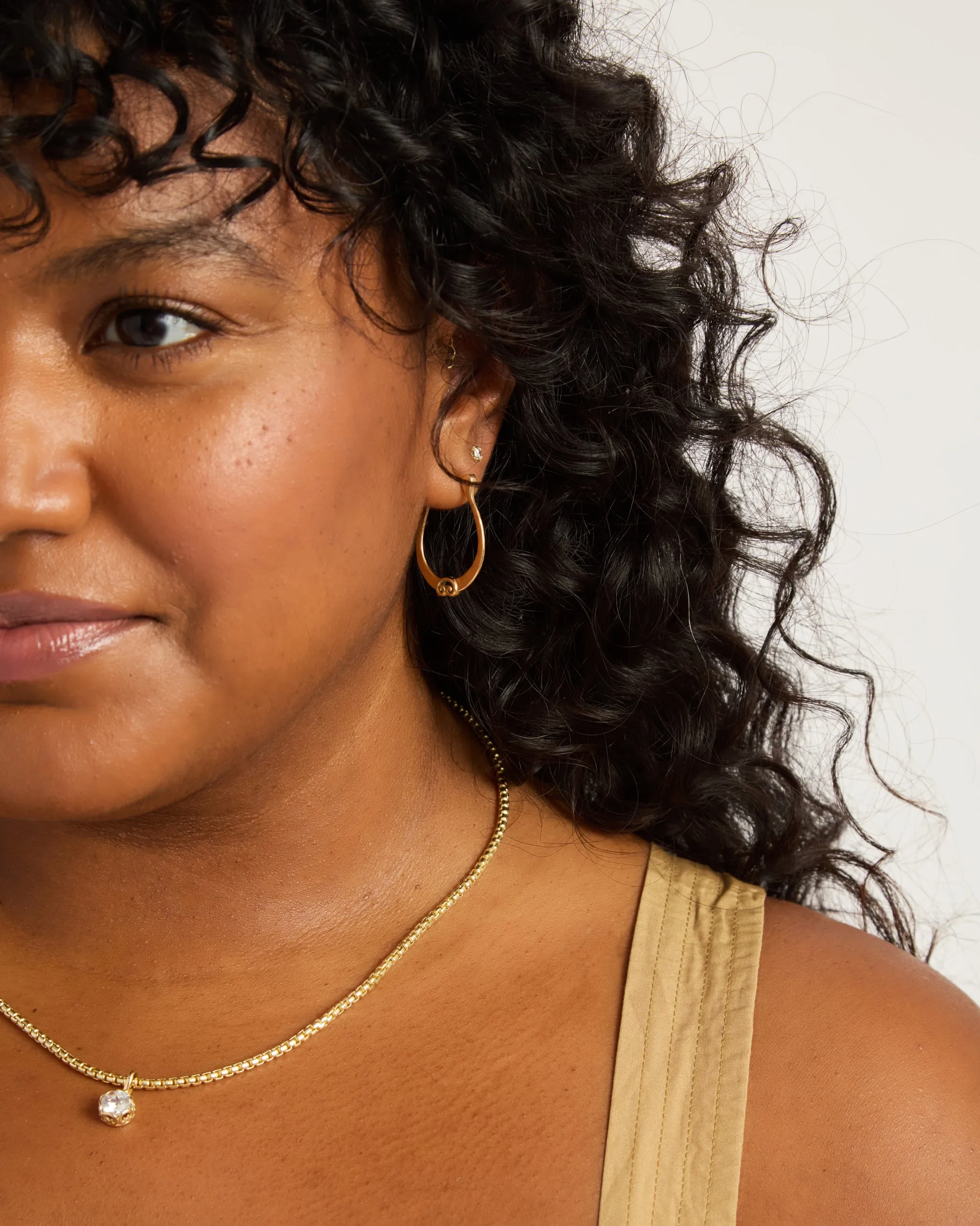 Hammered Petroglyph Hoops