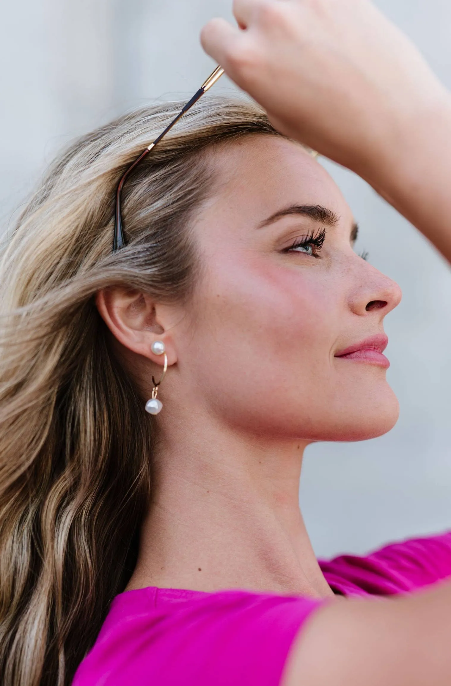 Isla 3-piece Gold and Pearl Ring Earring Set